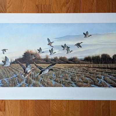 Mike Budden Signed "Early Evening Mallards" Print