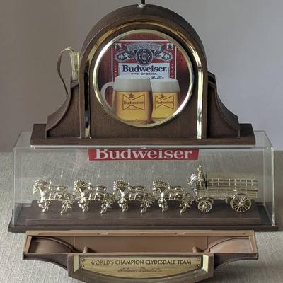 Budweiser Beer Clydesdales Lighted Sign