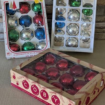 American Made Vintage Christmas Ornaments 