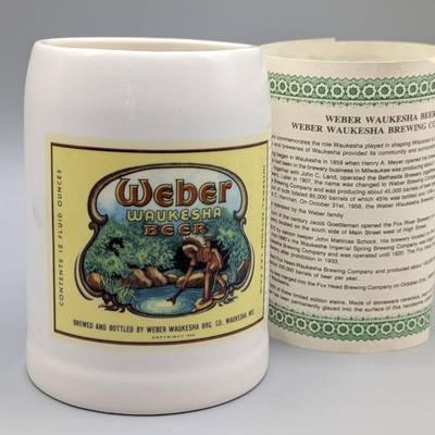Weber Waukesha Beer Stein 