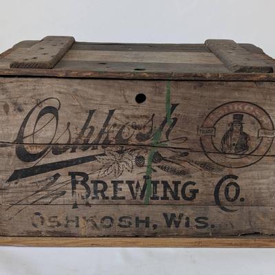 1930's Chief Oshkosh Beer Crate