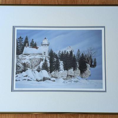 Kathy Glasnap Signed Sherwood Point Print 