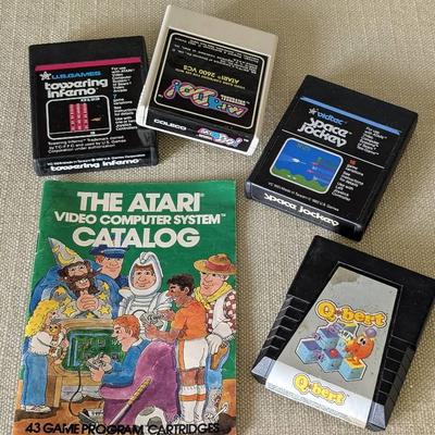 Atari and Coleco Game Cartridges 