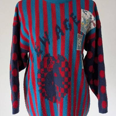 1980's One Step Up Women's Ski Sweater 