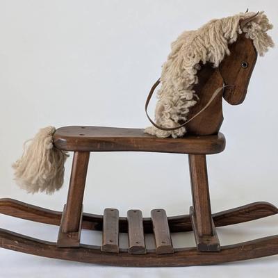 Wooden Rocking Horse 