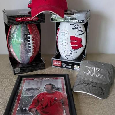 Wisconsin Badgers Autographed Items