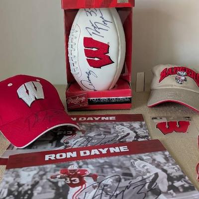 Wisconsin Badgers and Ron Dayne Collectibles