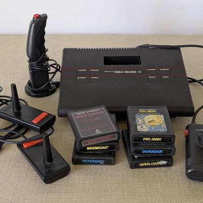 Atari Sears Video Arcade II with Games and Controllers