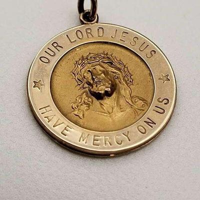 14K Our Lord Jesus Pendant