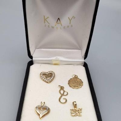 Small Gold Charms