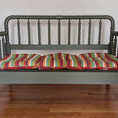 Hand Crafted Jenny Lind Bench