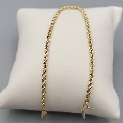14K Michael Anthony Twisted Gold Bracelet