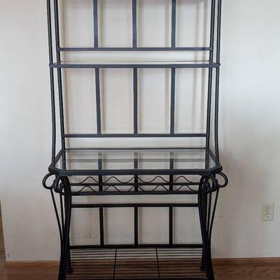 Wrought Iron Wine Rack