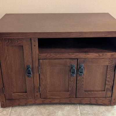 Mission Style Media Cabinet 