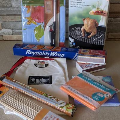 New-In-Package Picnic and Grilling Supplies