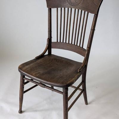 Antique Pabst Pre-Prohibition Saloon Chair