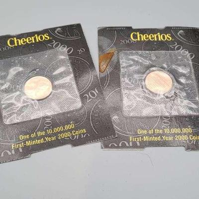 Cheerios Uncirculated First-Minted 2000 Coins