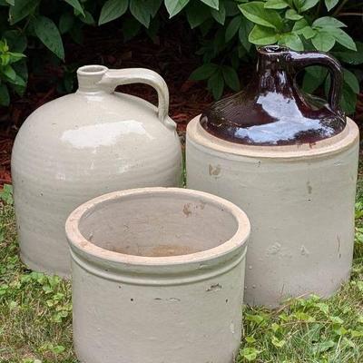 Crock and Jugs