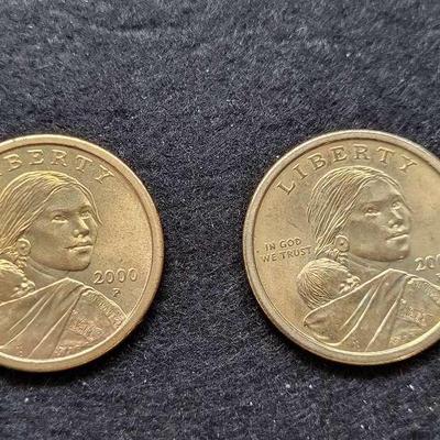 Sacagawea One Dollar Coins