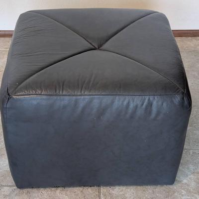 Button Tufted Ottoman 
