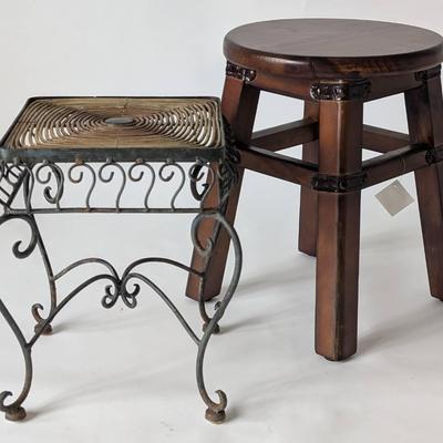 Plant Stand and Stool