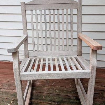 Teak Rocking Chair