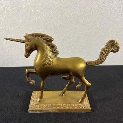 Bronze Unicorn Figurine