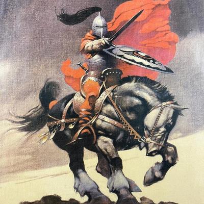 Frank Frazetta "The Defender" Framed Print