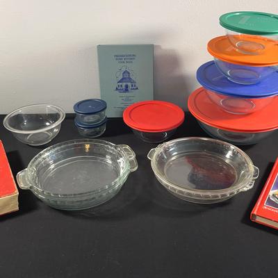 Glass Cookware, Bakeware, And Cookbooks