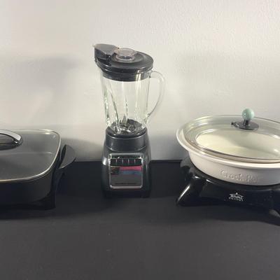 Electric Skillet, Blender And Crockpot