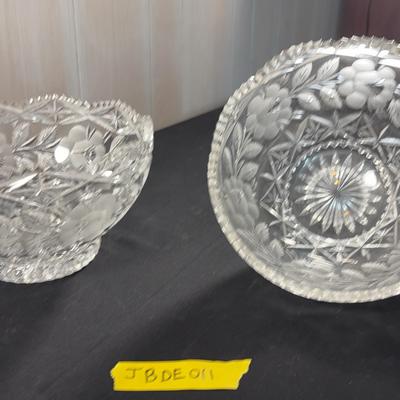 Two Crystal Bowls