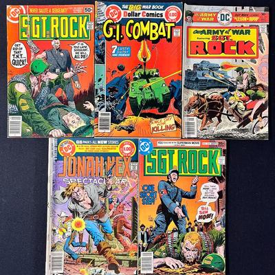 Lot 2 - Bronze Age DC War Comics - Standard Size 