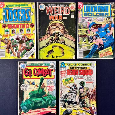 Bronze Age War & Adventure Comics - Standard Size 