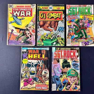 Bronze Age War & Battle Comics - Standard Size 