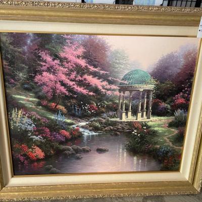 Ltd. Ed. Thomas Kincaide canvas painting.