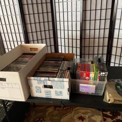 DVDs and CDs