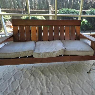 Sale Photo Thumbnail #78: handmade porch swing