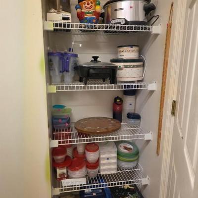 Sale Photo Thumbnail #40: miscellaneous kitchen appliances and storage 