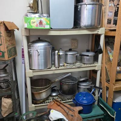 Sale Photo Thumbnail #66: camping and canning cookware