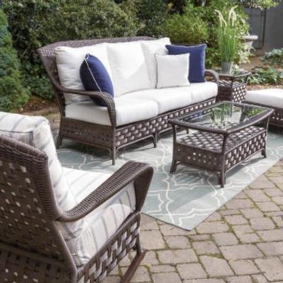 Lloyd Flanders - outdoor set - (stock photo of set we have for sale - different cushions)