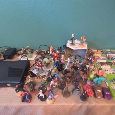 XBox 360 Game Console, Game Controllers & Disney Infinity Figures & Displays