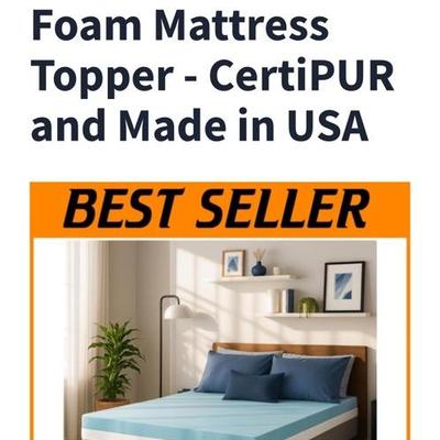 Mattress Topper And Customizable Pillow
