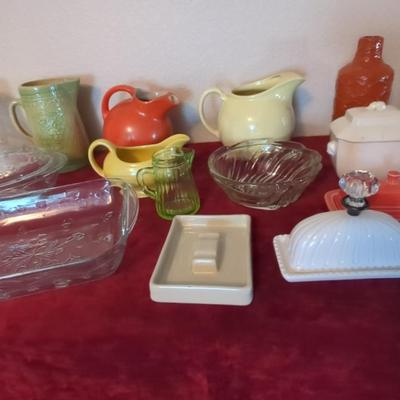 Fiesta Ware, Assorted Bakeware, Glassware & Serving Pieces