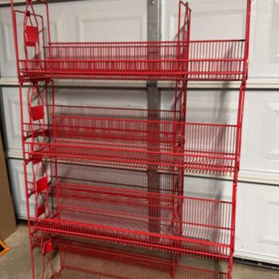 Coca Cola Metal 4 Tier Racks (2)
