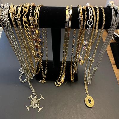 Large Assortment of Chains – With and Without Pendants