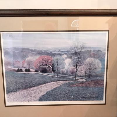 Limited Edition Print Springtime View By Harry Richardson