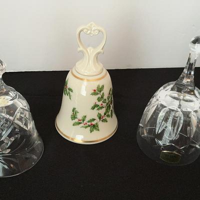 Three Bells, Two Crystal And One Lenox