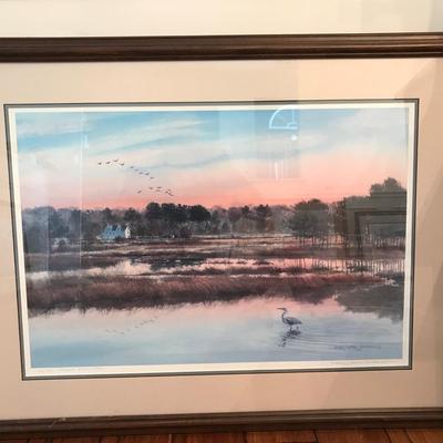 Limited Edition Print By Harry Richardson Marsh Reflections