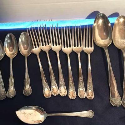 Miss Matched Sterling Silver Flatware