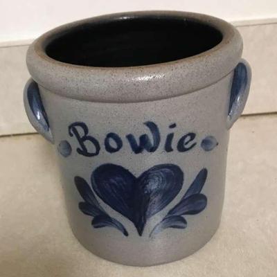 Rowe Pottery Salt Glazed Crock – Bowie